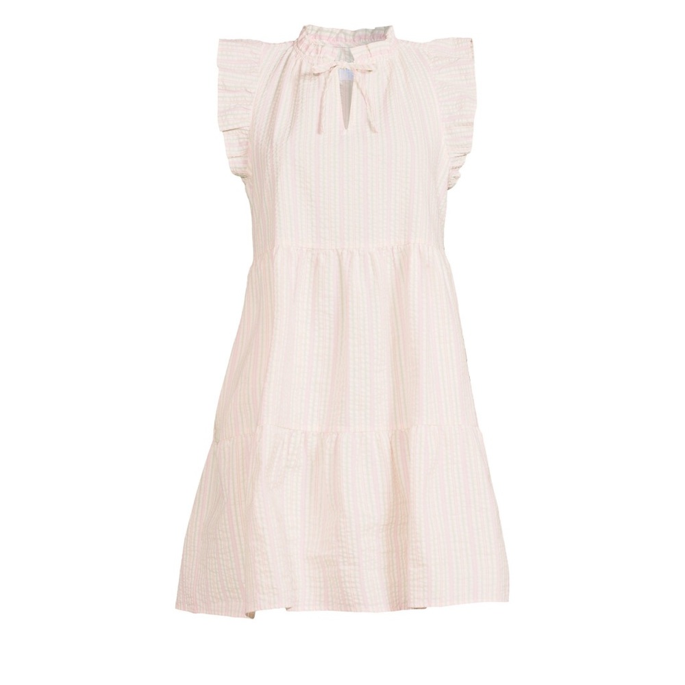 Time and Tru | Woven Flutter Sleeve Dress for Women